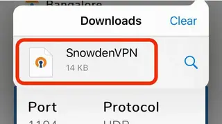 SnowdenVPN screenshot