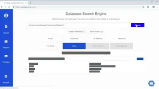 Snusbase screenshot