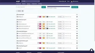 Snyk screenshot