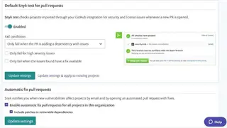 Snyk for GitHub screenshot