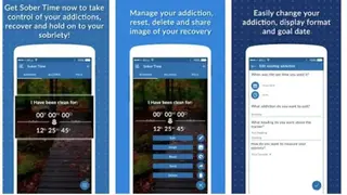 Sober Time Tracker screenshot