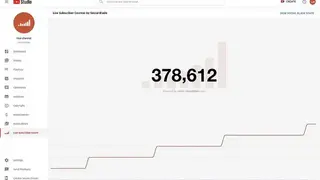 Social Blade screenshot
