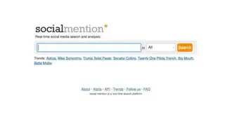 Social Mention screenshot