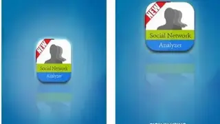Social Network Analyzer screenshot
