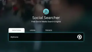 Social Searcher screenshot