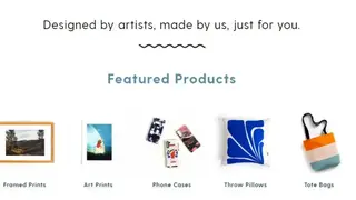 Society6 screenshot