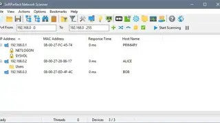 SoftPerfect Network Scanner screenshot