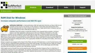 SoftPerfect RAM Disk screenshot