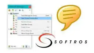 Softros LAN messenger screenshot