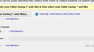 SoftSpire Zimbra Converter screenshot