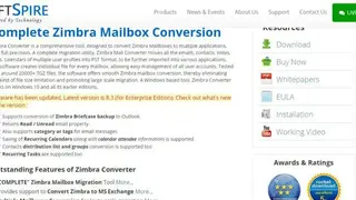 SoftSpire Zimbra Converter screenshot