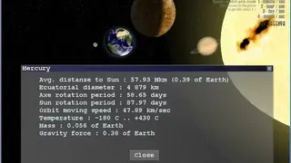 Solar Model 3D screenshot