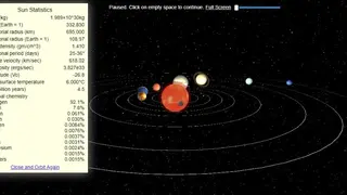 Solar System 3D Simulator screenshot