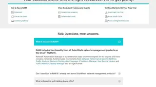 Solarwinds NAM screenshot