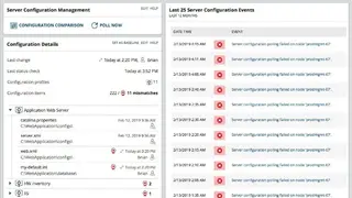 SolarWinds Server Configuration Monitor screenshot