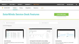 SolarWinds Service Desk screenshot