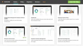 SolarWinds Service Desk screenshot