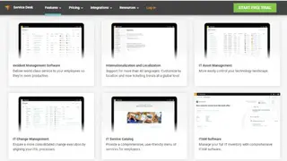 SolarWinds Service Desk screenshot