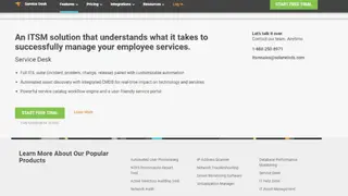 SolarWinds Service Desk screenshot
