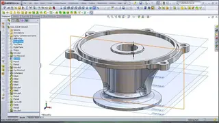 SOLIDWORKS 3D CAD screenshot