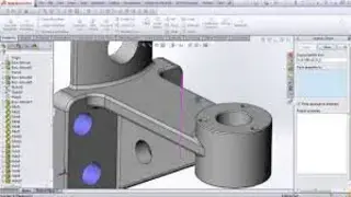 SOLIDWORKS 3D CAD screenshot