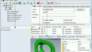 SolidWorks PDM screenshot