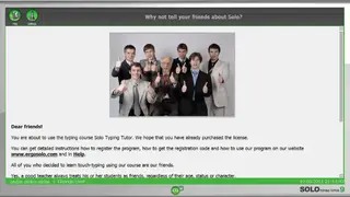 SoloTyping screenshot