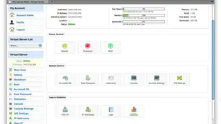 SolusVM screenshot