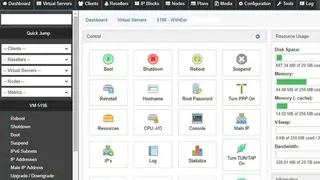 SolusVM screenshot