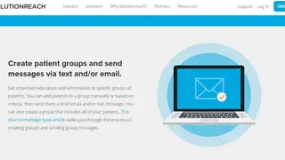Solutionreach screenshot