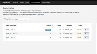 SonarQube screenshot