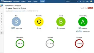 SonarQube Code Quality and Security screenshot