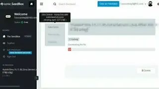 Sonic SeedBox screenshot