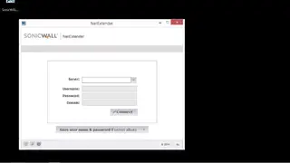SonicWall Netextender screenshot