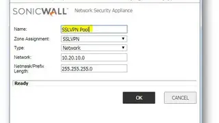 SonicWall VPN Clients screenshot