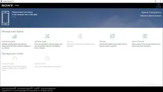 Sony PC Companion screenshot