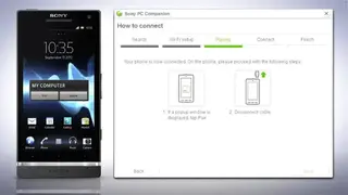 Sony PC Companion screenshot