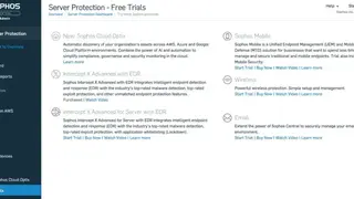Sophos Intercept X for Server screenshot