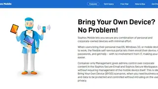 Sophos Mobile screenshot