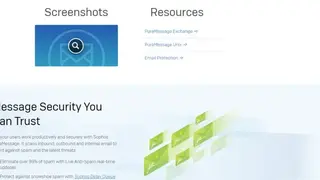 Sophos PureMessage screenshot