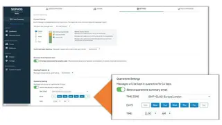 Sophos Secure Email Gateway screenshot