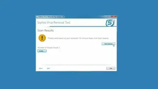 Sophos Virus Removal Tool screenshot