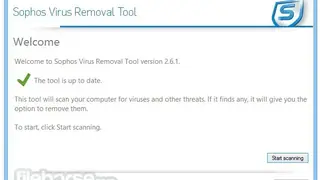 Sophos Virus Removal Tool screenshot