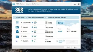 SOS Online Backup screenshot