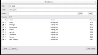 Sound Juicer screenshot