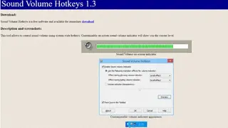 Sound Volume Hotkeys screenshot