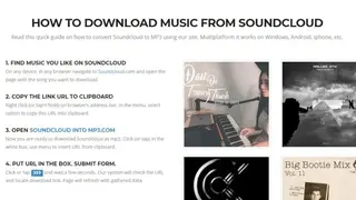 Soundcloud into Mp3 screenshot