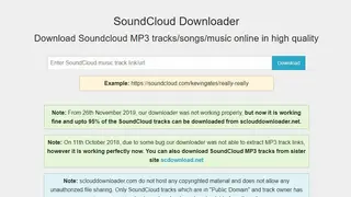 SoundCloudDownloader screenshot