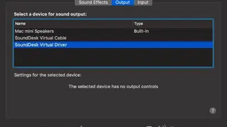SoundDesk Virtual Devices screenshot