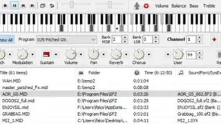Soundfont Midi Player screenshot
